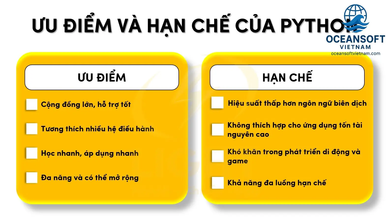 Các lĩnh vực chính tiếp tục thúc đẩy sự phát triển của Python