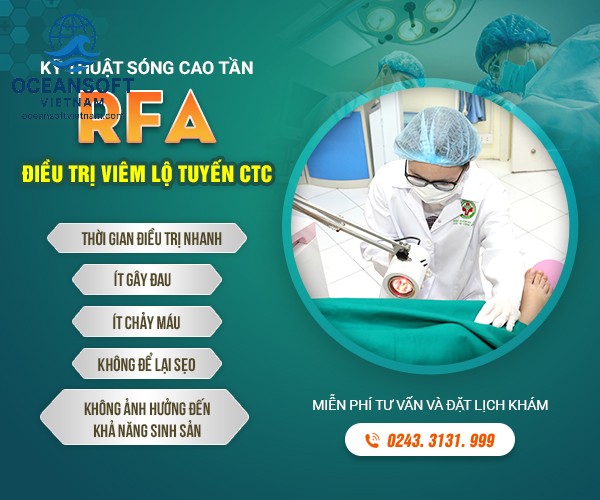 Công Nghệ Điều Trị Viêm Lộ Tuyến Bằng Sóng Cao Tần RFA 4 Quy Trình Điều Trị Viêm Lộ Tuyến Bằng Sóng Cao Tần RFA